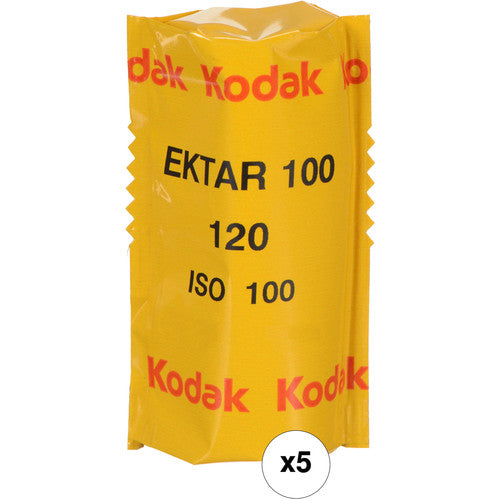 Kodak EKTAR 100 Color 120 Film - Box (5 Rolls)