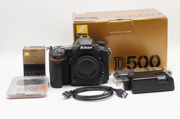 USED Nikon D500 Camera w/ MB-D17 Battery Grip (#3046004CM)