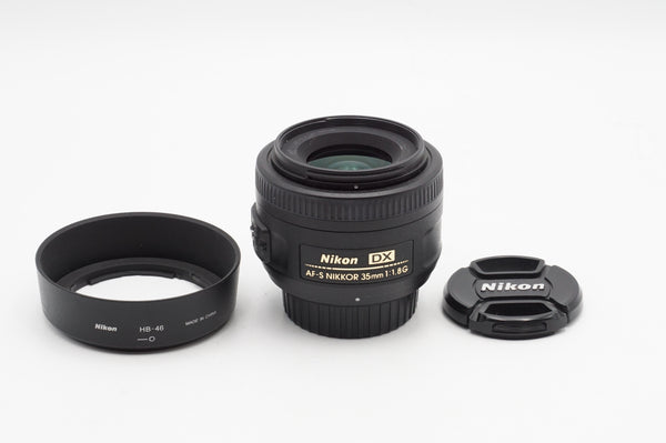 USED Nikon AF-S 35mm F1.8G DX Lens (#US6089100)