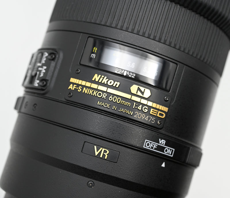USED Nikon 600mm F4 G Lens (