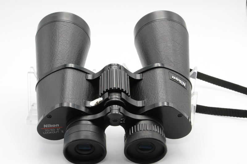 USED Nikon 10x50 Lookout II Binoculars for PARTS OR REPAIR