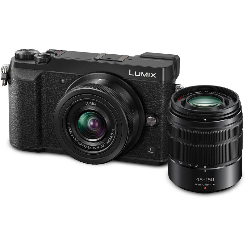 Panasonic LUMIX GX85 Mirrorless Camera with 12-32mm & 45-150mm Lenses
