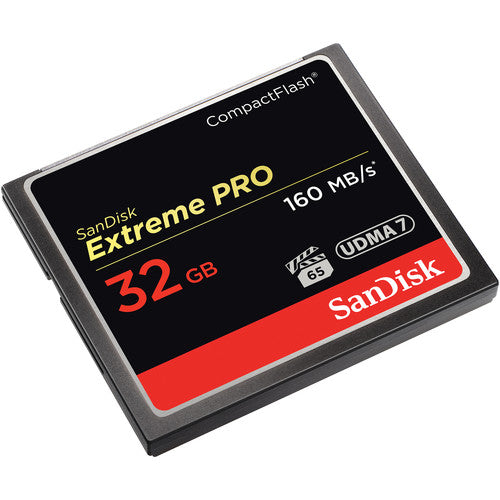 SanDisk Extreme PRO CompactFlash 32GB Card (160 MB/s)