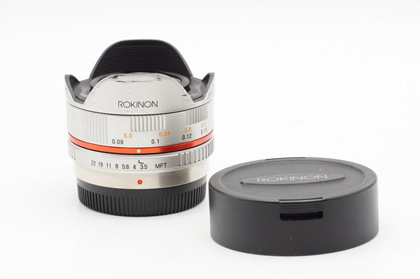Used Rokinon7.5mm f3.5 UMC Fish-Eye [m4/3] (#E214A0143CM)