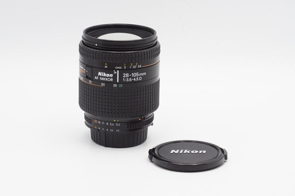 Used Nikon 28-105mm F3.5-4.5D Lens (#404029)