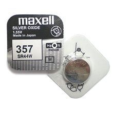 Maxell SR44W (S76, 357) 1.55V Silver-Oxide Battery